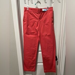 Sonoma coral pink orange Straight Leg Pants sz 10